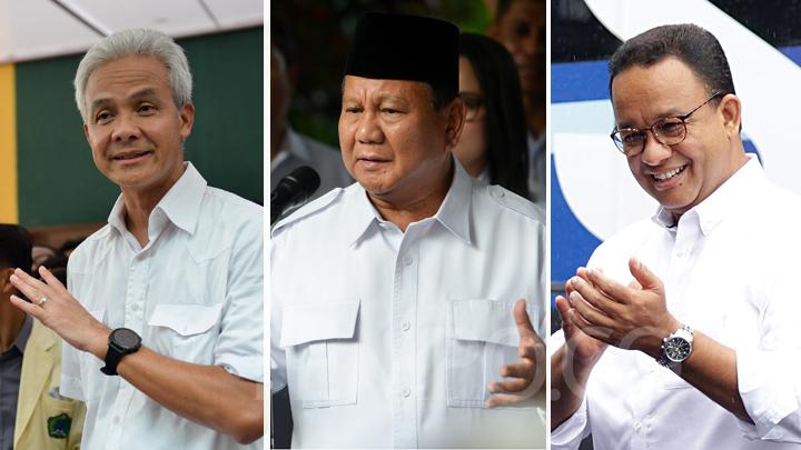 Prabowo Makin Jauh Tinggalkan Ganjar dan Anies, Ini Survei Terbaru LSI Denny JA