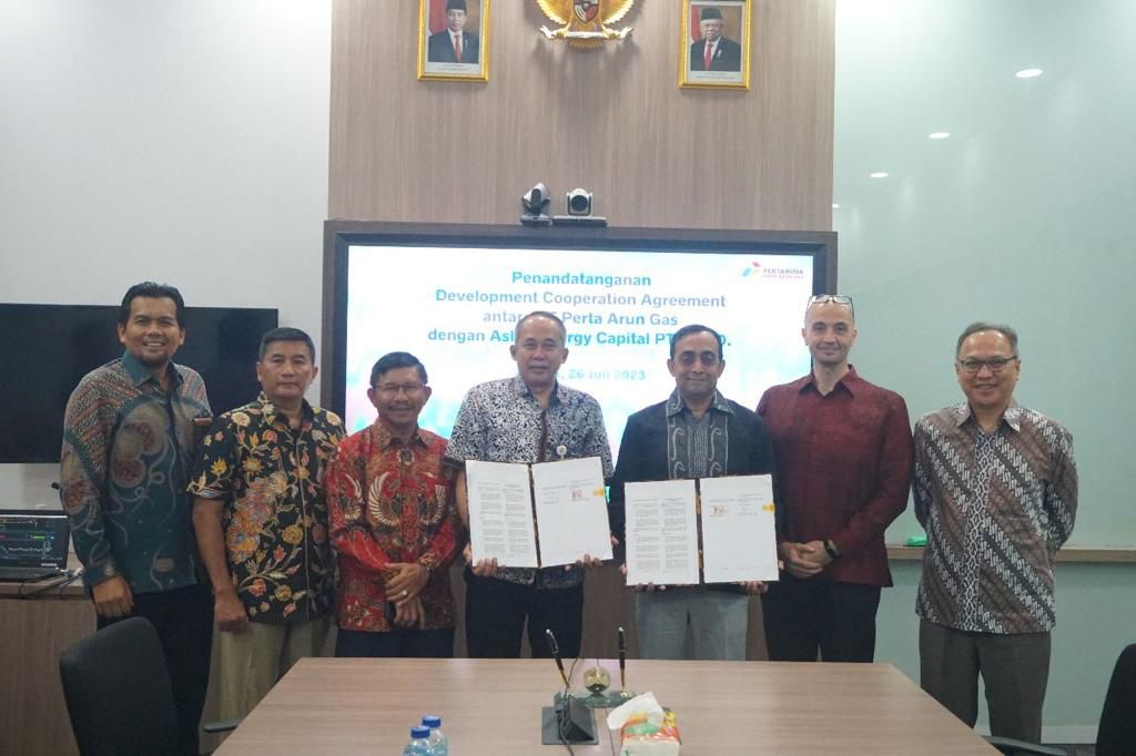 Menuju Central Hub di Asia 2030, PT Perta Arun Gas Tandatangani Development Cooperation Agreement dengan Aslan Energy Capital