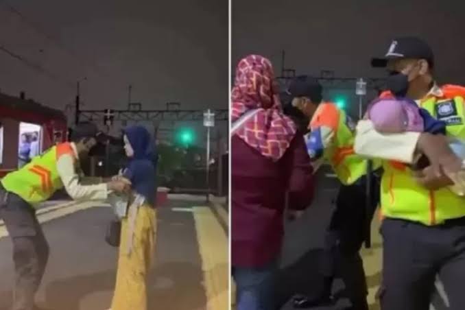 KAI Buka Suara Terkait Video Viral Seorang Ibu Hampir Lemar Anak ke Rel Kereta