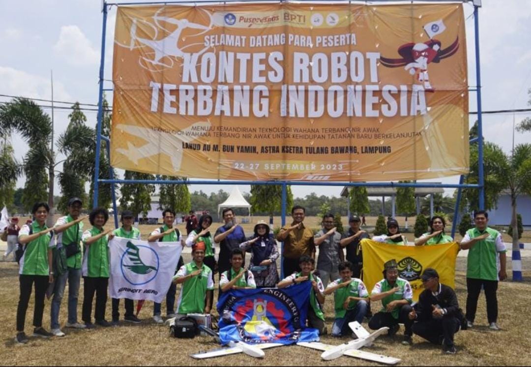 Wow Keren! Mahasiswa Unri Bikin Robot Terbang, Ikuti Lomba Tingkat Nasional