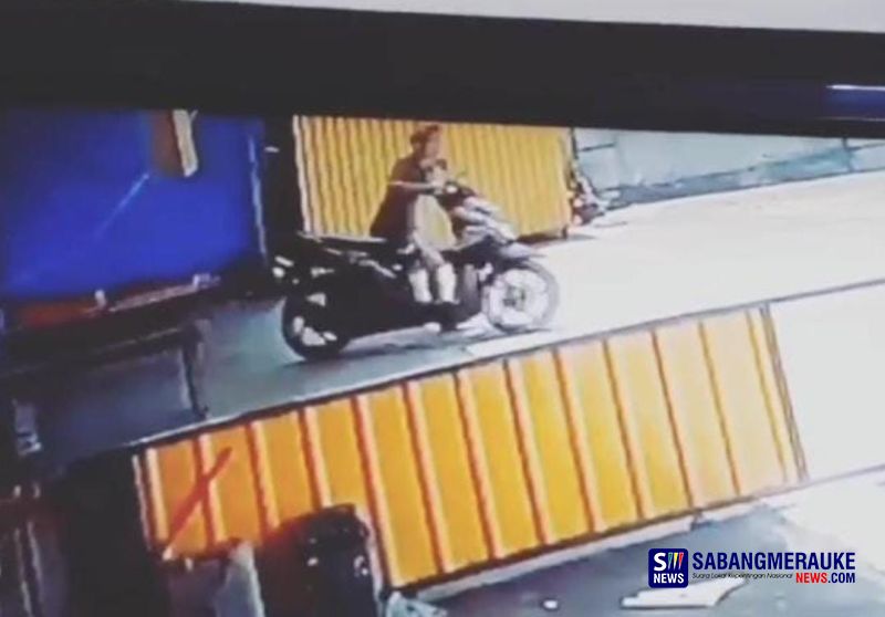 Kasihan, Sepeda Motor Pemilik Laundry di Pekanbaru Raib Dicuri, Pelaku Terekam CCTV