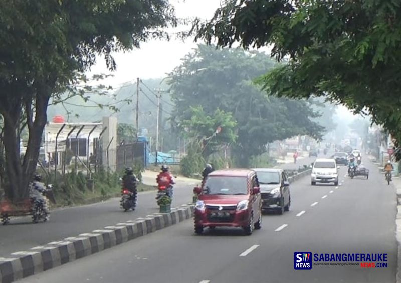 Kabut Asap Tipis Mulai Selimuti Kota Pekanbaru