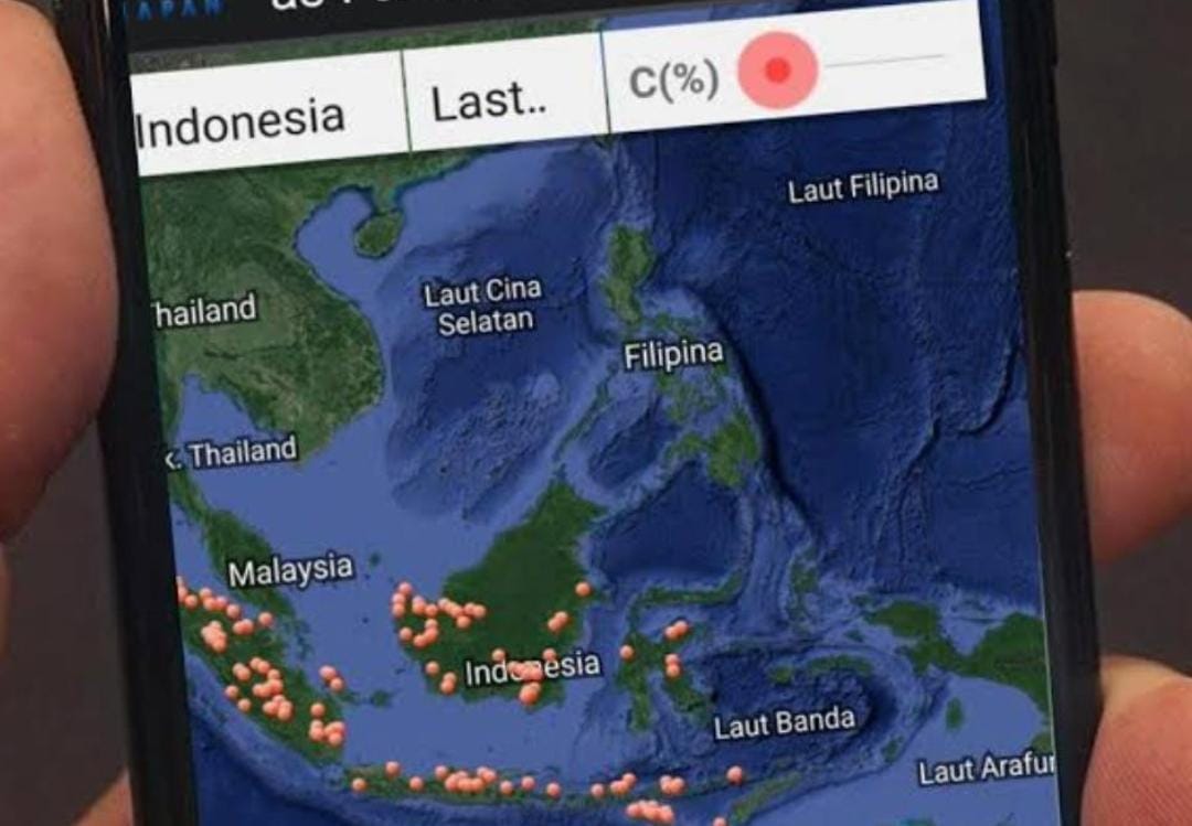 Waduh! 1.262 Titik Panas Kepung Pulau Sumatera, Asap Kiriman Melanda Riau
