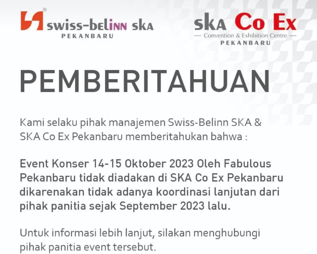 Pelaku UMKM Lapor Polisi, Merasa Ditipu Lapak Jualan Acara Konser di SKA Co Ex Pekanbaru, Ternyata...