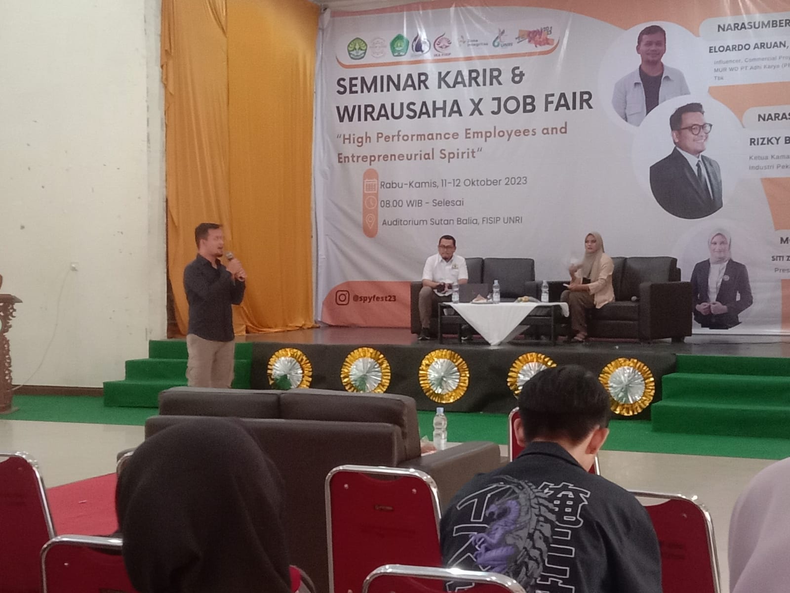 Meriahkan Dies Natalis ke 61, BEM-IKA FISIP Universitas Riau Adakan Job Fair dan Seminar Kewirausahaan