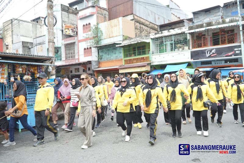 Ratusan Masyarakat Antusias Ramaikan Jalan Santai dalam Rangka HUT Rohil ke-24