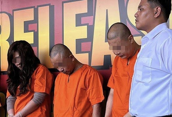 Polresta Pekanbaru Cokok Komplotan Penipu Bermodus Hipnotis yang Beraksi di Berbagai Provinsi