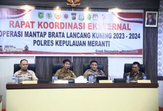 Pemkab Meranti Siap Dukung Operasi Mantap Brata Pengamanan Pemilu 2024