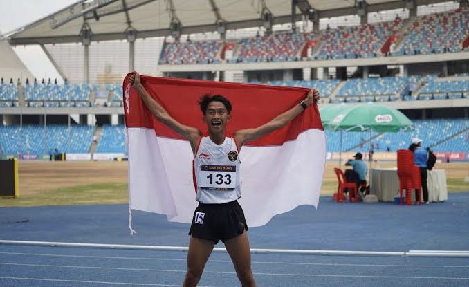 Atlet Maraton Bangka Belitung Raih Medali Emas, Singkirkan Sumbar dan Kepulauan Riau