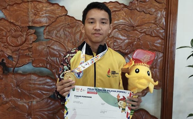 Baru 15 Tahun, Atlet Termuda Porwil Sumatera IX Asal Bengkulu Sabet 2 Medali Emas