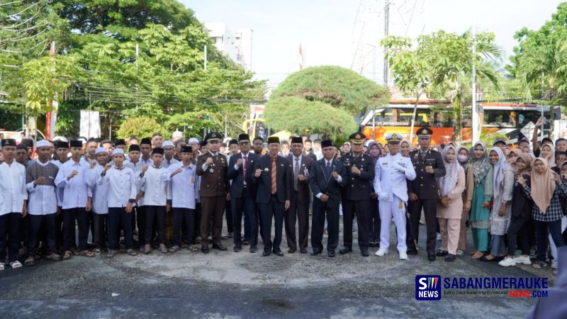 Bupati Rohil Lepas Kafilah Pawai Ta