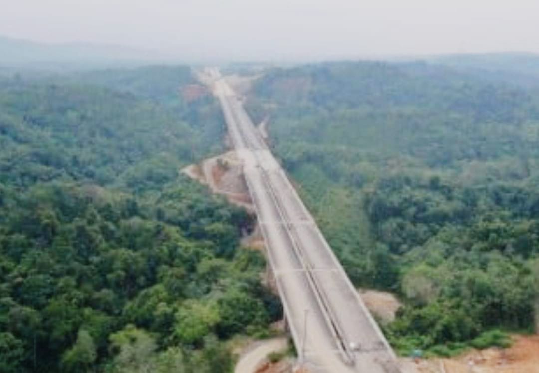 Siap-siap Nikmati Mulusnya Jalan Tol Bangkinang-Pangkalan Tuntas Desember Ini, Pemandangannya Aduhai