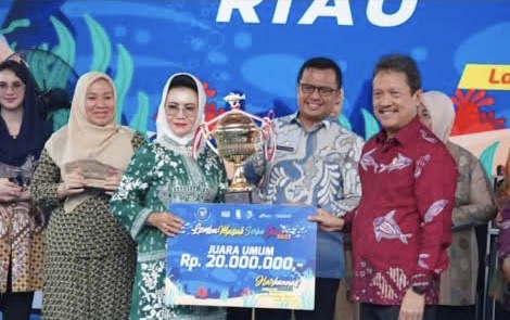 Berbahan Dasar Bunga Labu, Riau Raih Juara Umum Hari Ikan Nasional 2023