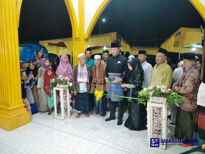 Pengusaha Asal Malaysia Bantu Rp3,7 M Bangun Masjid di Desa Semukut, Kepulauan Meranti