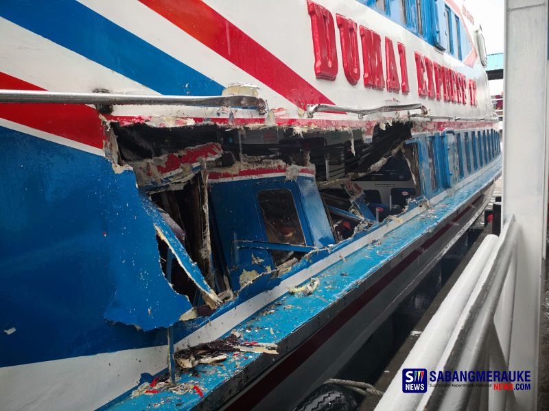 Kapolres dan Bupati Kepulauan Meranti Tinjau Insiden Tabrakan Kapal, Pastikan Tidak ada Korban Jiwa