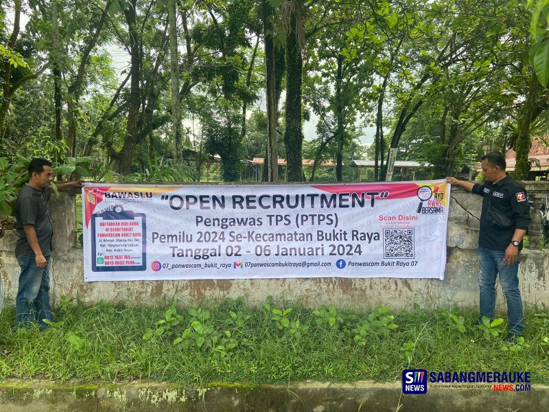 Bawaslu Pekanbaru Buka Pendaftaran Pengawas TPS Pemilu 2024, Berikut Syarat dan Linknya