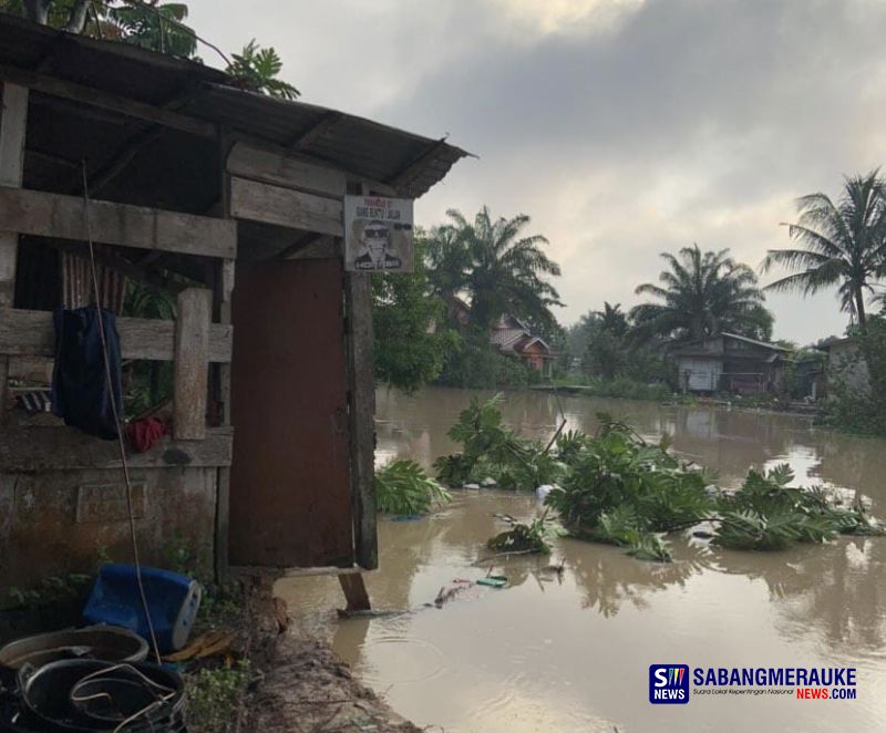 Banjir dan Longsor, Rumah Ternak Cacing Sutra di Pekanbaru Amblas Terbawa Arus Sungai