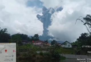 Gunung Marapi di Sumatera Barat Erupsi, Ketinggian Kolom Letusan Capai 3 Ribu Meter