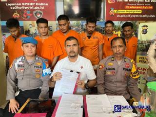 Sat Res Narkoba Polres Rohil Musnahkan BB Sabu 83,28 Gram dari 6 Tersangka