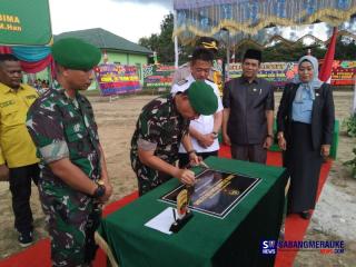 Danrem 031 Wirabima Resmikan Koramil 06/Tanjung Medan Kodim 0321 di Rohil