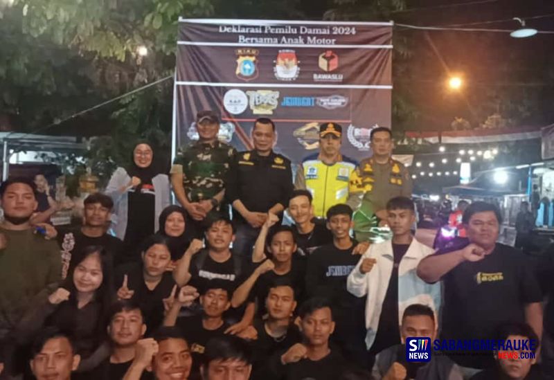 Wujudkan Pemilu Damai 2024, Bawaslu Kota Pekanbaru Gandeng Komunitas Motor