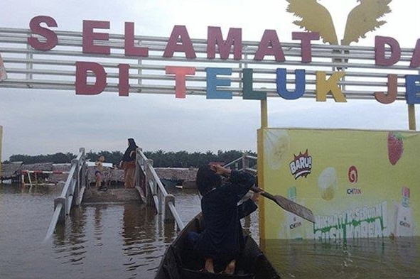 Diterjang Banjir, 4 Destinasi Wisata Air di Riau Ditutup Sementara