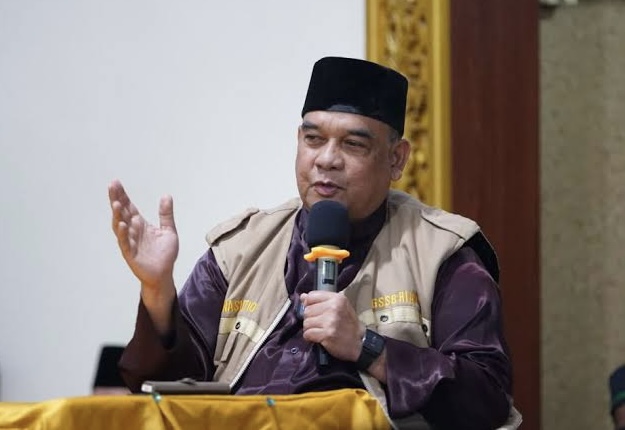 Giliran Warga Panam Dapat Motivasi Keagamaan dari Edy Natar di GSSB Riau ke-175