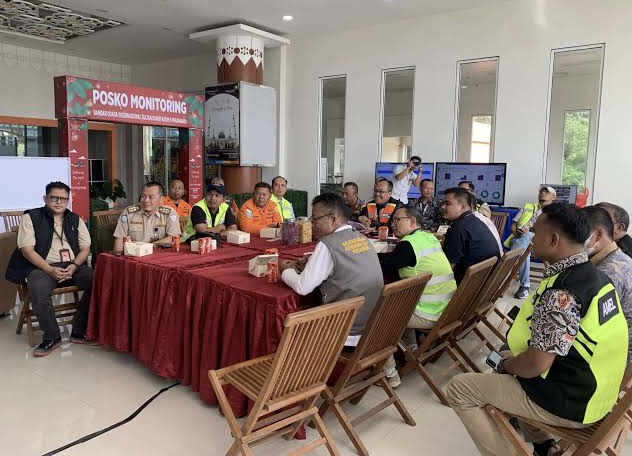 Posko Nataru di Bandara SSK II Pekanbaru Resmi Ditutup, Angkut 8.745 Penumpang per Hari