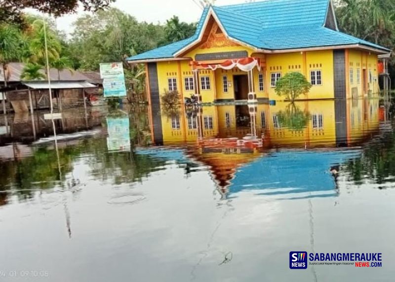 Kanal PT RAPP Jebol dan Meluap, Banjir Rendam Ratusan Rumah di Kepulauan Meranti