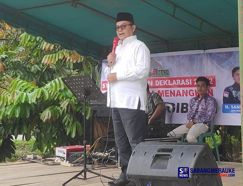 Rusli Zainal Turun Gunung, Ribuan Petani Gerakan Lawan Mafia Tanah di Riau Deklarasi Dukung Prabowo-Gibran