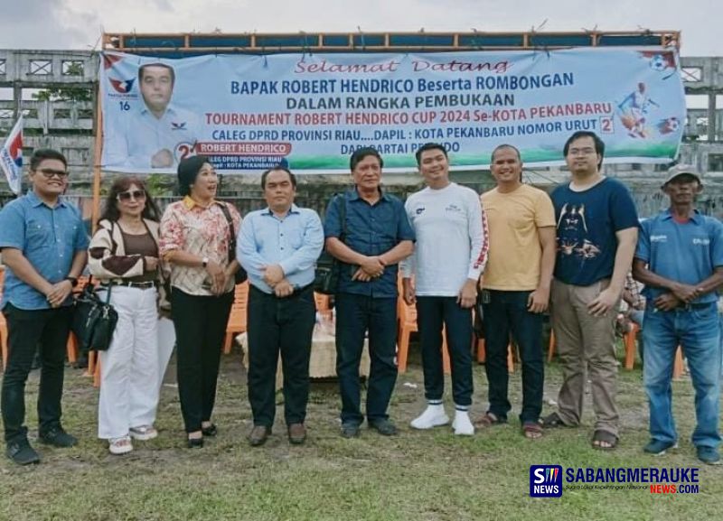 Luar Biasa! Caleg DPRD Riau dari Partai Perindo Robert Hendrico Gelar Turnamen Sepak Bola se Pekanbaru: Pemilu Harus Gembirakan Rakyat!