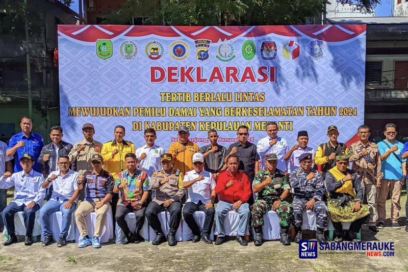 Hadir Secara Virtual, Pemkab Kepulauan Meranti Apresiasi Deklarasi Tertib Berlalu Lintas Pemilu Damai 2024