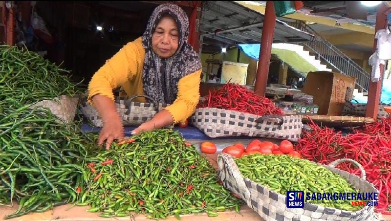 Menjelang Hari Besar Keagamaan, Harga Sembako Masih Relatif Stabil di Pasar Agus Salim Pekanbaru