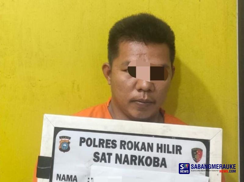 Sempat Kabur Saat Digerebek, Pengedar Sabu di Rohil Dibekuk Polisi