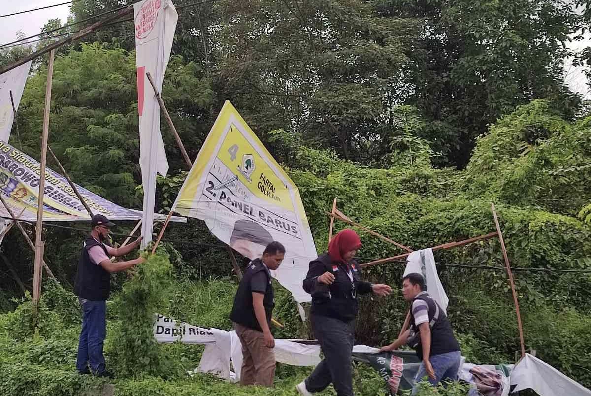 Masuk Masa Tenang, Ribuan PTPS Dikerahkan Turunkan APK di Pekanbaru