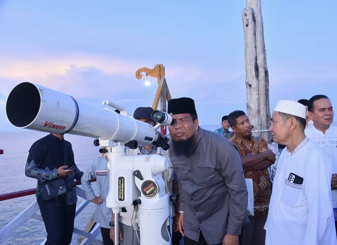 Bulan Ramadan Tinggal Menghitung Hari, Pantai Rupat Utara Jadi Titik Lokasi Rukyatul Hilal di Provinsi Riau