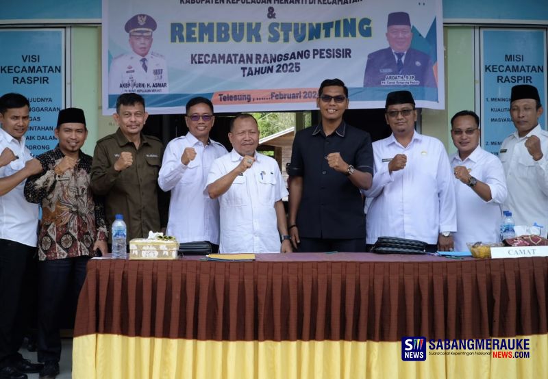 Sekda Meranti Buka Musrenbang dan Rembuk Stunting Kecamatan Rangsang Pesisir 