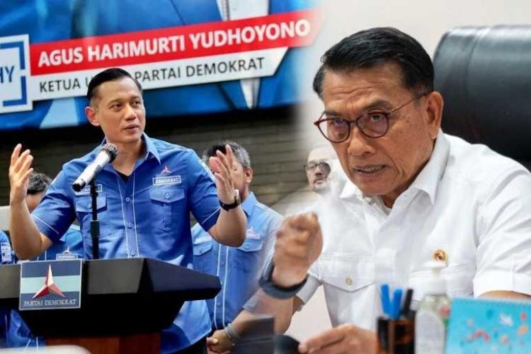 Antiklimaks Kudeta Demokrat, Kini Moeldoko-AHY Bersalaman Jelang Rapat Kabinet di Istana