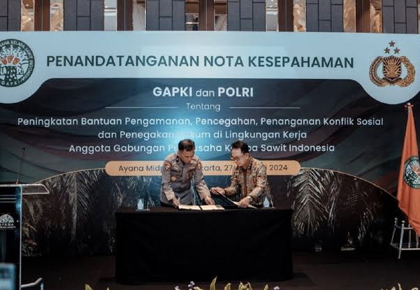 Pengusaha Sawit dan Polri Teken Nota Kesepahaman Kerja Sama, Ini Isinya