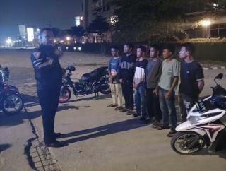 Malam Minggu Jadi Ajang Balap Liar, Belasan Motor Knalpot Brong di Pekanbaru Diamankan