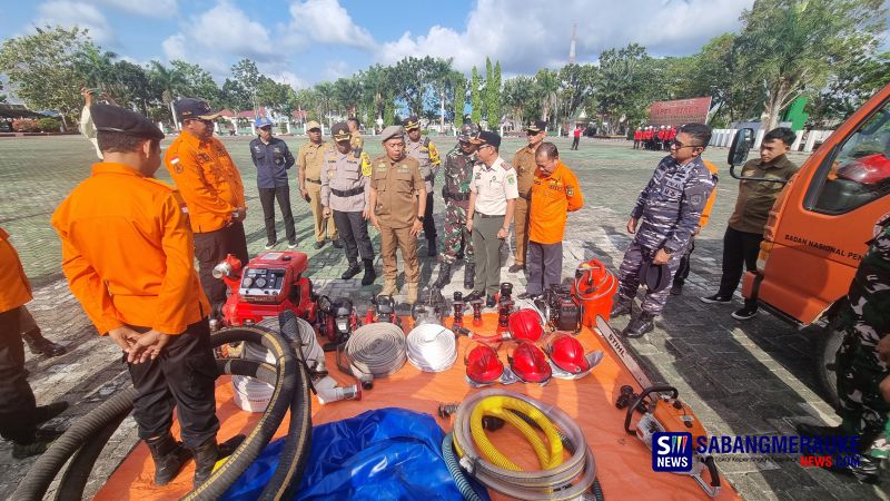 Plt Bupati Asmar Pimpin Apel Kepulauan Meranti Siaga Karhutla