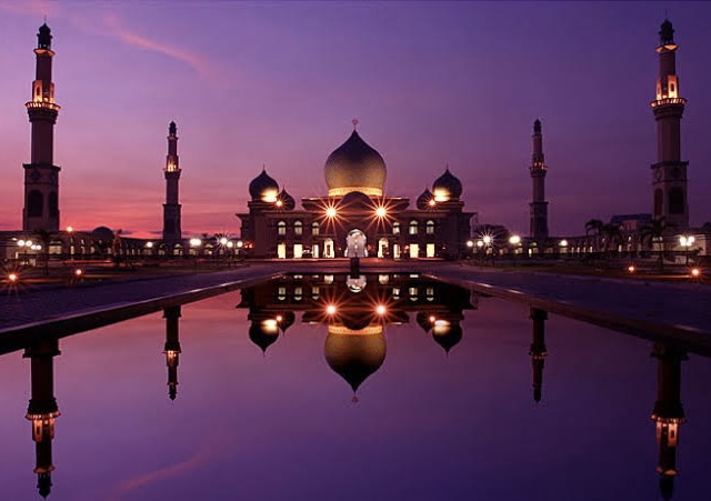 Puluhan Peserta Ramaikan Bazar Ramadan di Masjid Raya Annur Riau, Ada Busana Muslim hingga Kuliner