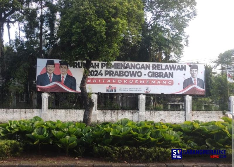 Waduh! Rumah Pemenangan Prabowo-Gibran di Jakarta Pusat Dirampok, Dokumen dan Televisi Digasak