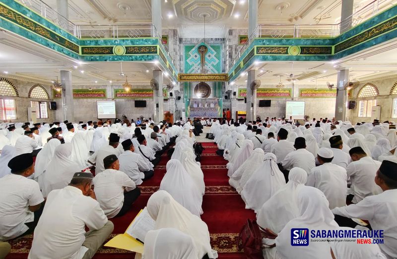 605 Calon Jemaah Asal Inhil Ikuti Bimbingan Manasik Haji dari Pemerintah Kabupaten