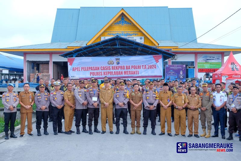 Plt Bupati Asmar Lepas 162 Casis Rekpro Bintara Polres Meranti