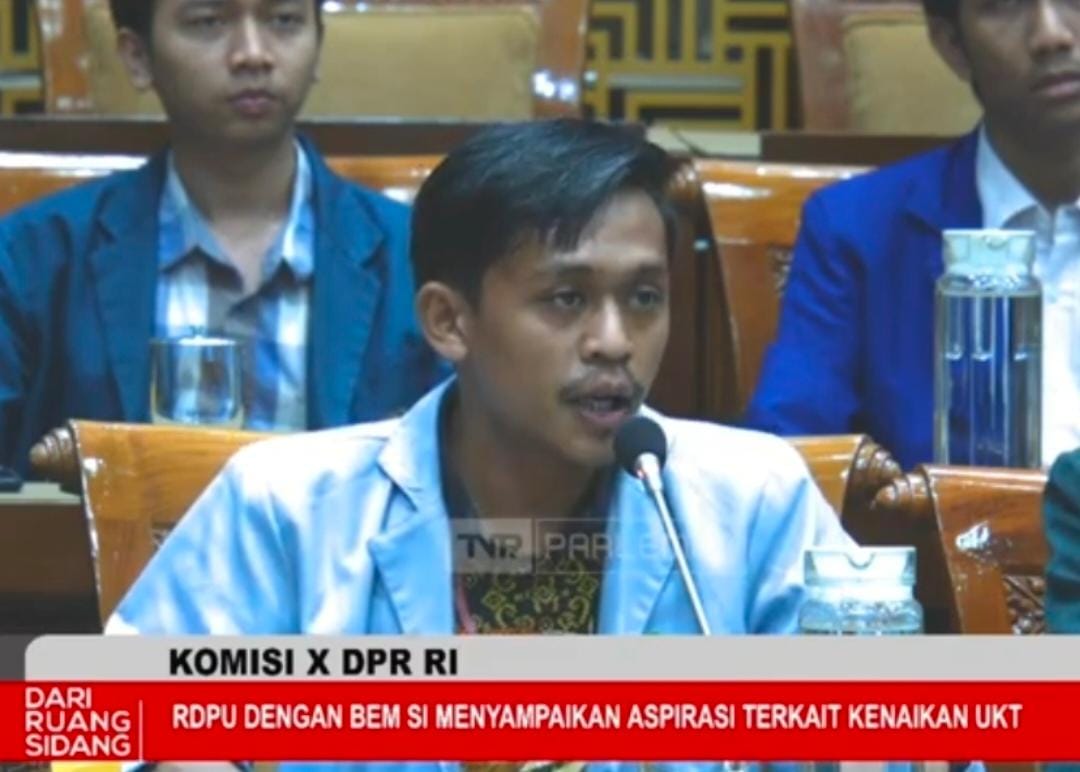 Presiden Mahasiswa Unri Curhat ke Komisi X DPR Mahalnya Uang Kuliah: 50 Calon Mahasiswa Batal Mendaftar!