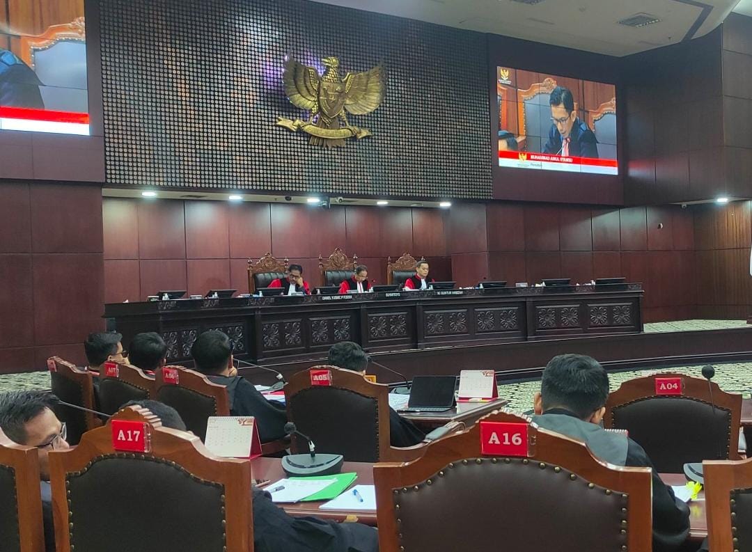 Perebutan Mahkota Kursi Ketua DPRD Riau, Saksi Golkar Beberkan Dugaan Mobilisasi Pemilih di PT Torganda Rokan Hulu, Begini Keterangannya di Sidang MK