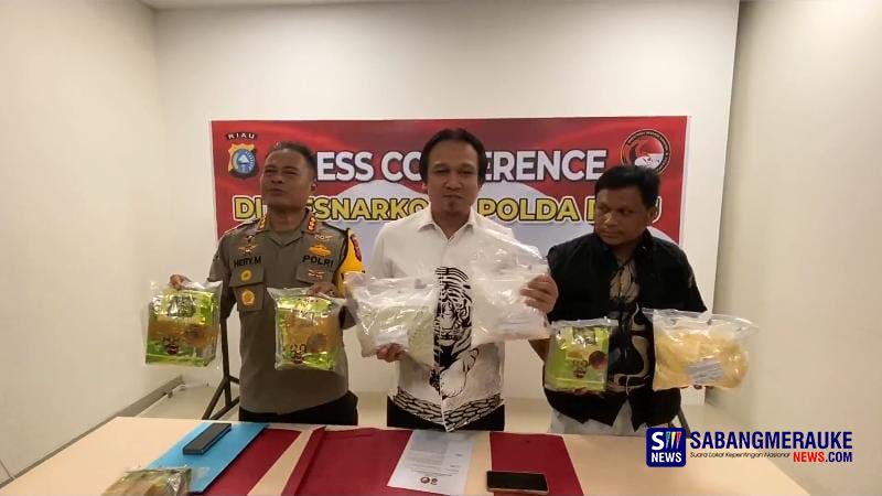 Polisi Ringkus Pengedar 9,5 Kg Sabu Dan 9.000 Butir Ekstasi di Siak