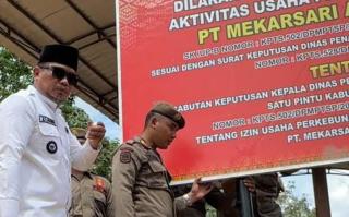 PT Mekar Alam Lestari II di Pelalawan Disegel, Ini Alasannya