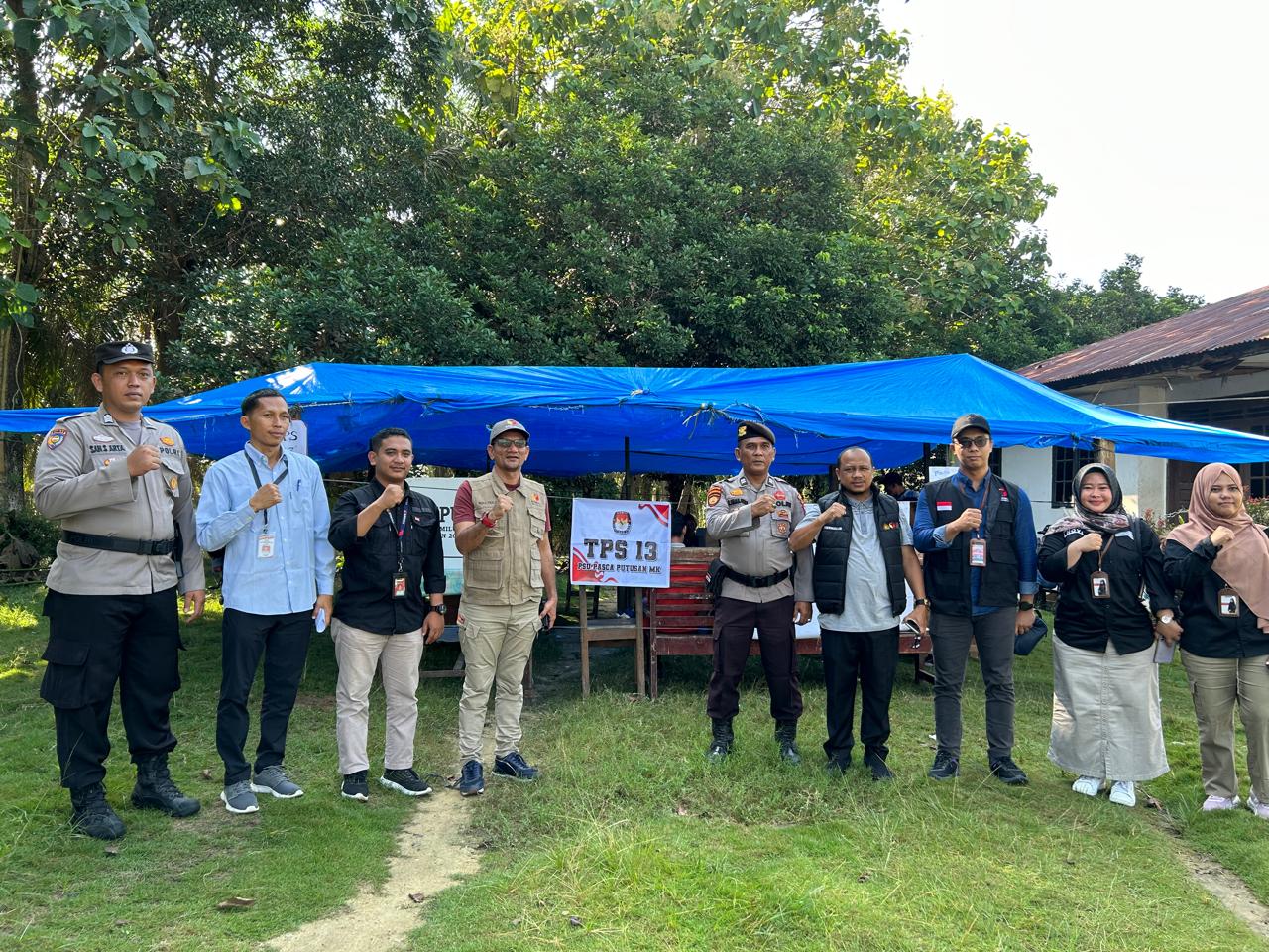 Coblos Ulang 31 TPS di Rokan Hulu, Kotak Suara Diamankan di Kantor Camat Tambusai Utara